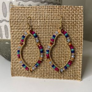 Stella + Ruby Tai Beaded Drop Earrings